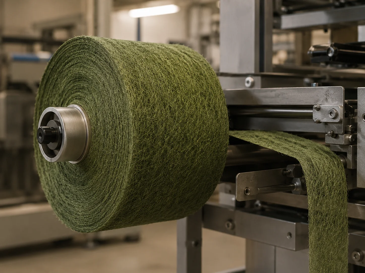 Bobina de malla tubular de celulosa Visomos lista para clipadora industrial
